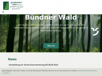graubuendenwald.ch Webseite Vorschau