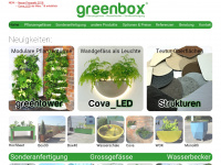 greenbox.ch Webseite Vorschau