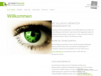 greeneyes.at Webseite Vorschau