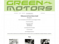 greenmotors.ch Webseite Vorschau