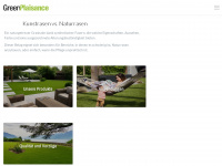 greenplaisance.ch Webseite Vorschau