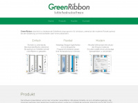 greenribbon.de Webseite Vorschau