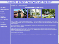 greetsiel-fewo-am-deich.de Webseite Vorschau