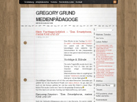 gregory-grund.de Webseite Vorschau