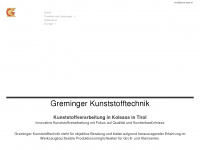 greminger.at Webseite Vorschau