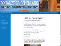 griechische-taenze.de Webseite Vorschau