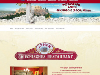 griechisches-restaurant-athen.de Webseite Vorschau
