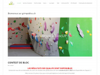 grimpebloc.ch Webseite Vorschau