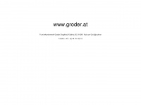 groder.at Webseite Vorschau