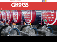 groiss-trans.at Webseite Vorschau