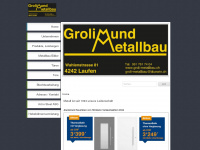 groli-metallbau.ch Webseite Vorschau