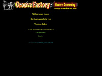 groove-factory.de Webseite Vorschau