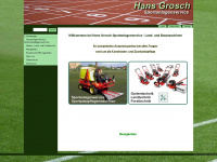 grosch-sportanlagenservice.de Webseite Vorschau