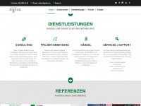 digilan.ch Webseite Vorschau