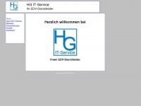 hg-it-service.de Webseite Vorschau
