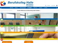berufskolleg-halle.de Webseite Vorschau