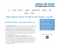 grosse-fuer-kleine.de Webseite Vorschau