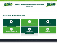 gruen-malerbetrieb.at Webseite Vorschau