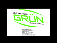 gruen-schreinerei.de Webseite Vorschau