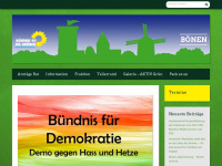 gruene-boenen.de Webseite Vorschau