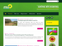 gruene-bueckeburg.de Webseite Vorschau