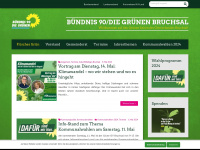 gruene-bruchsal.de Webseite Vorschau