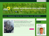 gruene-eln.de Webseite Vorschau