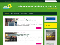 gruene-havixbeck.de Webseite Vorschau