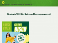 gruene-herzogenaurach.de Webseite Vorschau