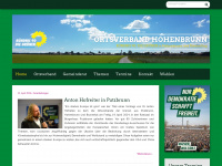 gruene-hohenbrunn.de Webseite Vorschau