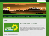 gruene-lindenfels.de Webseite Vorschau