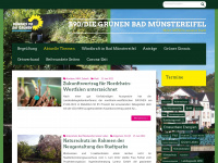 gruene-muenstereifel.de Webseite Vorschau