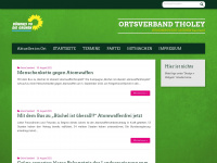 gruene-tholey.de Webseite Vorschau