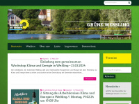 gruene-wessling.de Webseite Vorschau