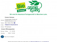 Gruener-zweig-biomarkt.de