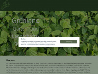 gruenland-oehmig.de Webseite Vorschau