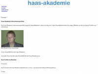 haas-akademie.at Webseite Vorschau