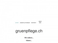 gruenpflege.ch Webseite Vorschau
