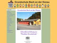 grundschule-bach-donau.de Webseite Vorschau