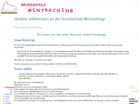 grundschule-mintraching.de Webseite Vorschau