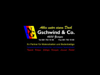gschwind-co.ch Webseite Vorschau