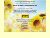 gsundundguet.ch Webseite Vorschau