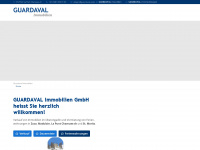 guardaval-immobilien.ch Webseite Vorschau