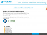 guehring-holz.de Webseite Vorschau