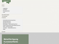 gueng.ch Webseite Vorschau