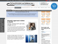 guenstigerlagerraum.ch Webseite Vorschau