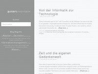 guentertinformatik.ch Webseite Vorschau
