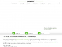 caravita.de Webseite Vorschau