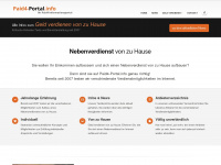 paid4-portal.info Webseite Vorschau