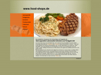 food-shops.de Webseite Vorschau